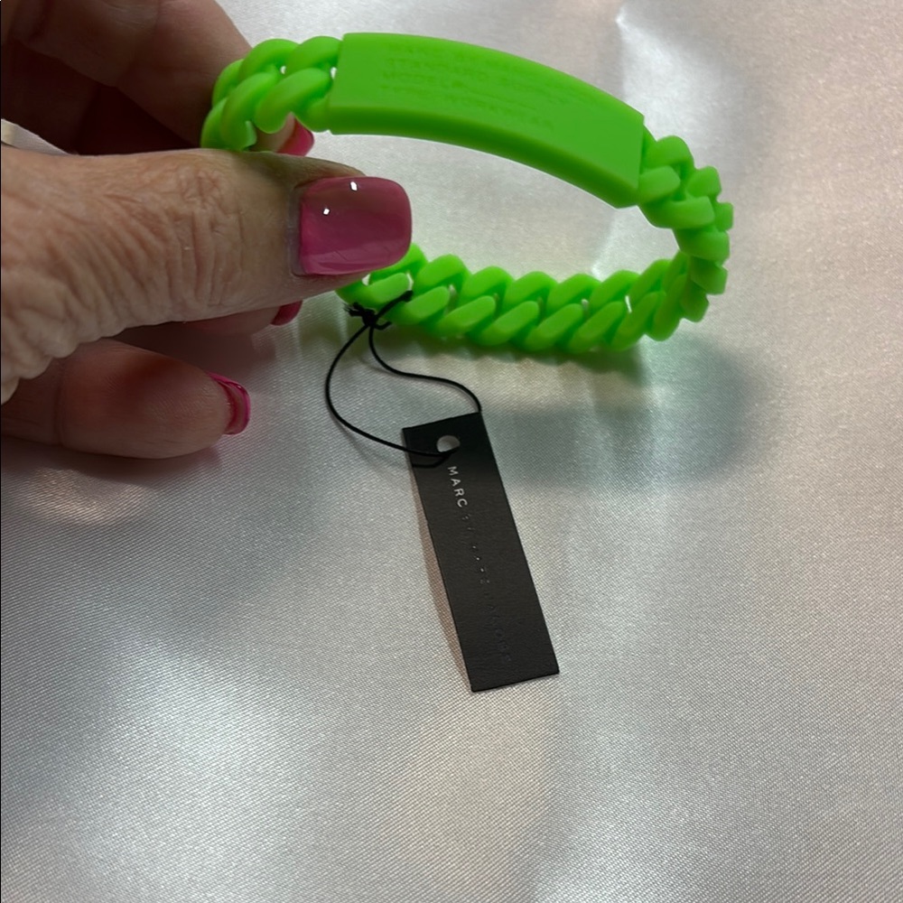 Marc By Marc Jacobs Green Braided Bracelet